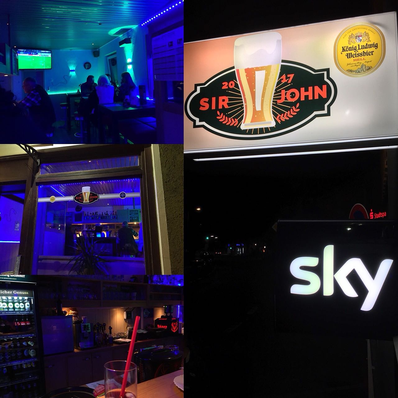 Bier vom Fass im Sir John Aubing